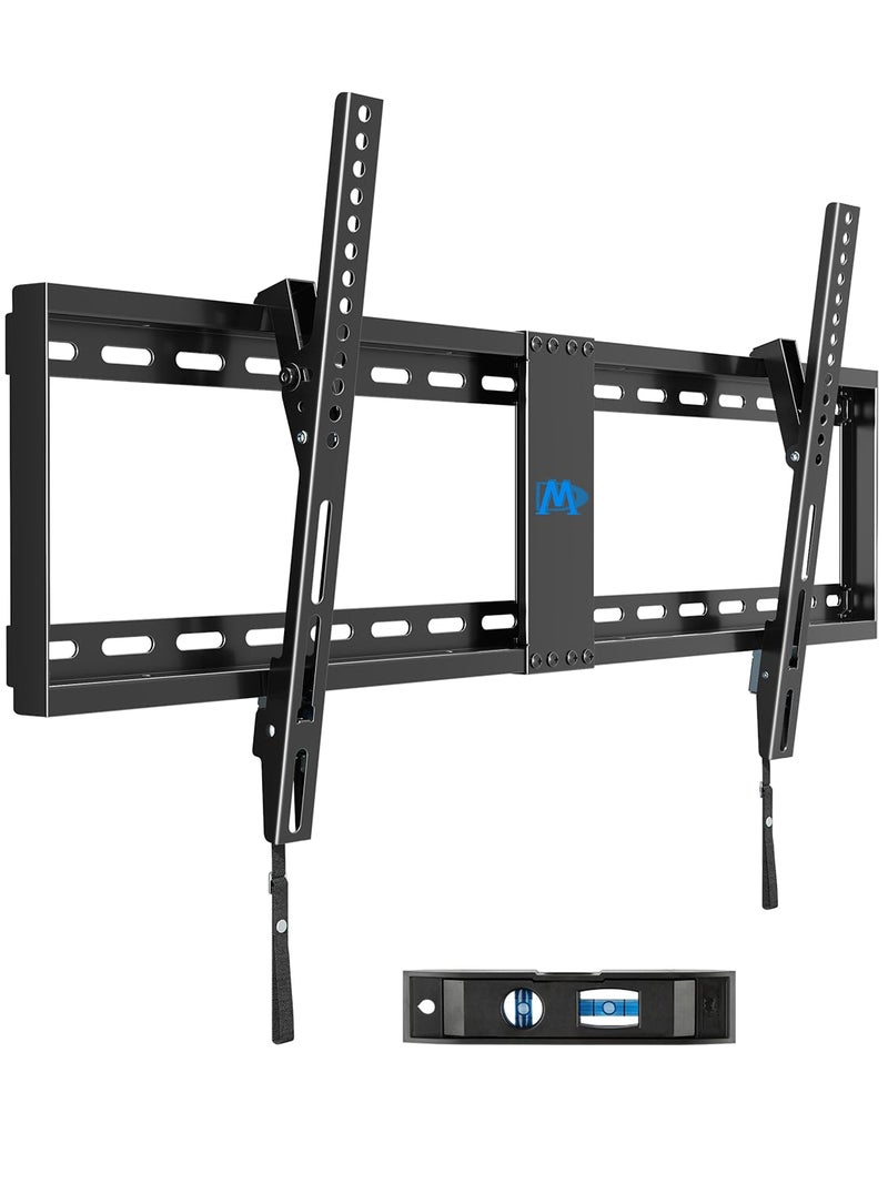 Mounting Dream Tilt TV Wall Mount for Most 42-84 inch TV, Universal Tilt TV Mount Wall Bracket with Low Profile Design, Max VESA 800x400mm and 132 LBS, Easy for Centering on 16", 18", 24", 32" Studs - Image 1